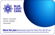 Charters-Reid Surveyors now offer a 5% discount on proof of Blue Light Card. This cannot be used in conjunction with other offers.